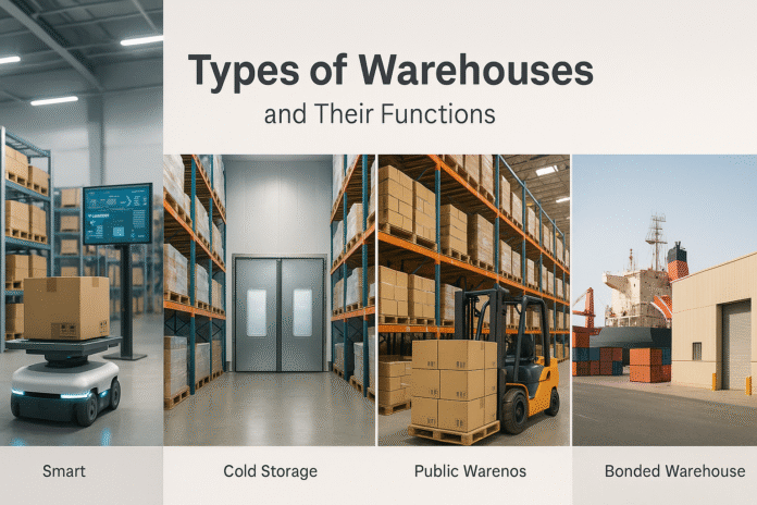 different types of warehouses