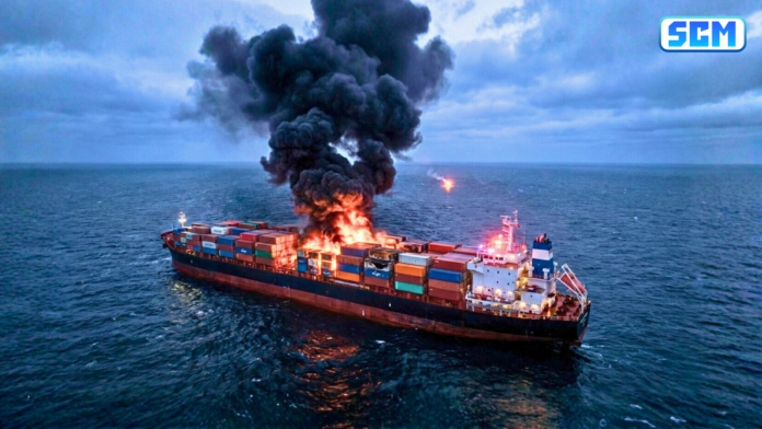 Engine Room Fire on Bulk Carrier Mandy
