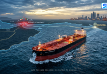 First Crude Tanker Reaches Mumbai Through Hormuz Despite Iran–US Conflict Strait of Hormuz oil tanker Mumbai