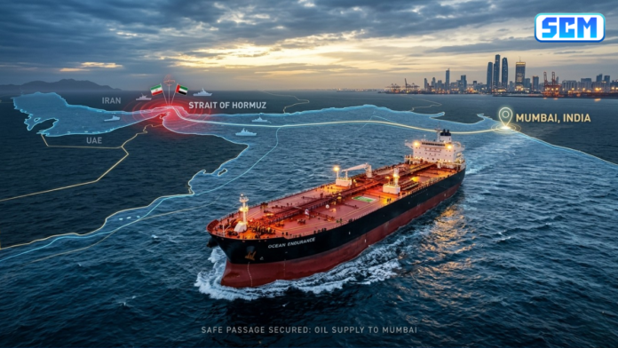 Strait of Hormuz oil tanker Mumbai