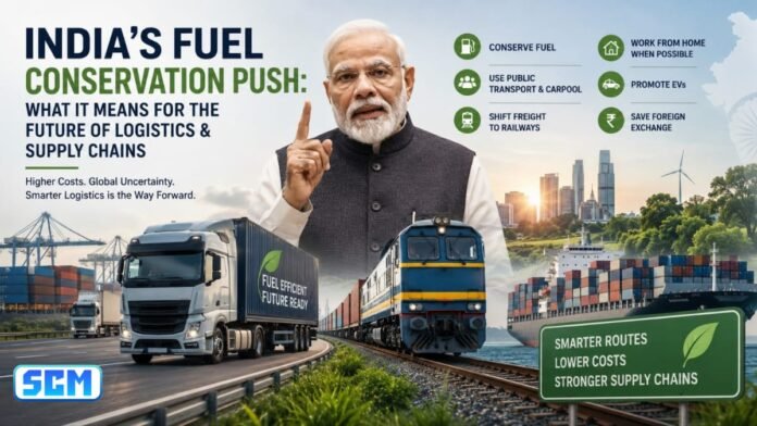 India fuel conservation logistics