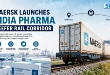 Maersk Strengthens India’s Pharma Exports with Dedicated Reefer Rail Corridor Maersk India pharma rail corridor