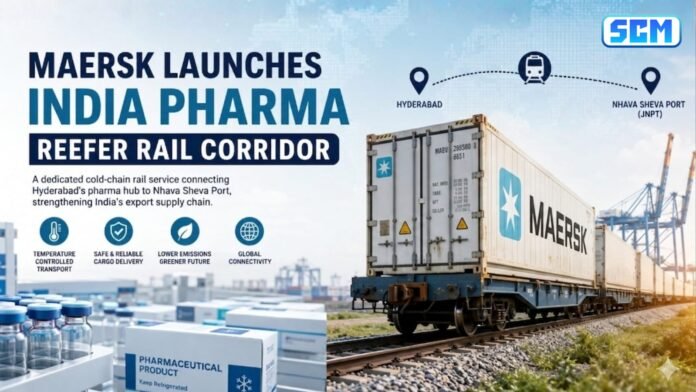 Maersk India pharma rail corridor