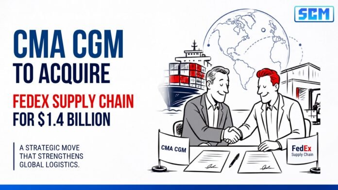 CMA CGM FedEx Supply Chain acquisition