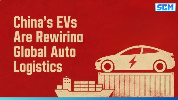 China EV exports and automotive logistics