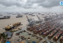 Typhoon Dolphin Has Stranded 2.4 Million TEUs at China’s Ports — And India’s Supply Chains Are in the Firing Line Typhoon Dolphin China port congestion 2026
