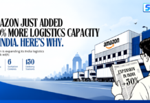 Amazon Added 50% More Logistics Capacity in India. The Real Story Is Bigger. Amazon India logistics capacity expansion