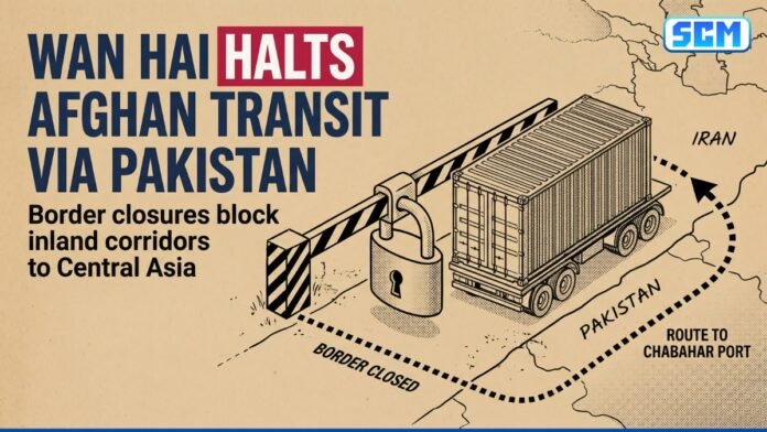Wan Hai cargo suspension