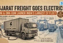 Adani Logistics and CMA CGM Bring Electric Container Trucks to Gujarat’s Freight Network electric container trucks at ICD Tumb